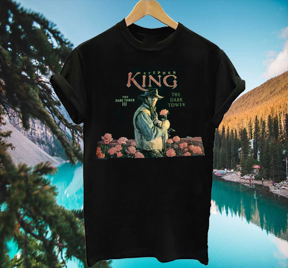Stephen King The Dark Tower Black Unisex Heavy Cotton T-Shirt Full Size