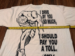 Vintage AND 1 PRO DEVELOPMENT BASKETBALL CAMP T-Shirt TRASH TALK MIXTAPE TOUR