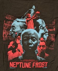 Neptune Frost Poster T-Shirt Black Cotton Swan Films Okayplayer Men’s Size Small