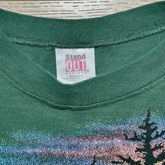 Vintage 1994 Mallard Duck T Shirt L Wildlife Nature Waterfowl Raw Hem Boxy VTG