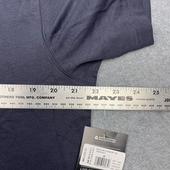 NWT Eddie Bauer Men’s Medium T-Shirt Pocket Midnight Navy Crewneck Short Sleeve