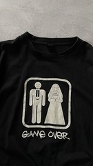 Vintage Humour Tee Shirt Game Over 90’s Funny Print Rare