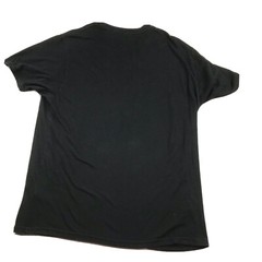 Santa Claus Shirt Adult Large (42-44) Black Christmas Make It Rein Funny Tee
