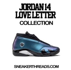 Shirt To Match Jordan 14 Love Letter Shoes – Clean Pair Tee
