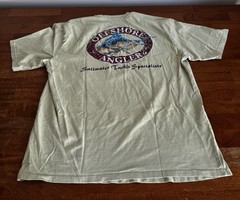 world wide sportsman T-Shirt Offshore Angler Men’s Size 2XL Green