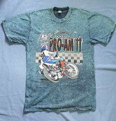 Vintage 1991 Fresno Speedway AMSA Motorcycle Race T-Shirt Single stitch