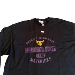 SDI Men’s Size 2XL Minnesota State University Mavericks Mankato Black T-Shirt