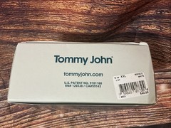 NEW Men’s Tommy John Cool Cotton Deep V-Neck Stay-Tucked Undershirt Size XXL