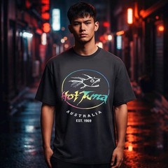 GENUINE HOT TUNA MENS CREW BLACK SHORT SLEEVE TEE T SHIRT BAND