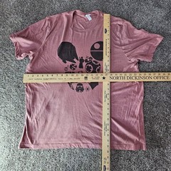 Disney star wars 2Xlarge shirt size Burgandy Bella-Canvas 2XL Short Sleeve