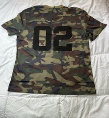 True Religion Camo Mesh Breathable Double-Sided Graphic Tee Men’s M