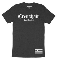 California Crenshaw LA Los Angeles OG Flag Graphic Design Hip Hop Men’s T Shirt