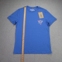 Chubbies Mens S T-Shirt NWT Blue Weekender Retro Graphic Print Short Sleeve