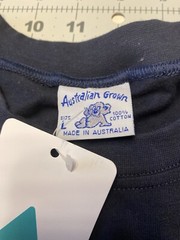 Australian Made Shirt Men’s Large Embroidered Canberra Australia Black Koala