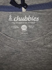 NWT Chubbies “The Chub Spangled Banner” USA Graphic Gray t-shirt Mens Size 2XL
