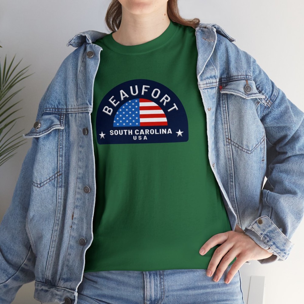Beaufort, South Carolina – Unisex Heavy Cotton Tee