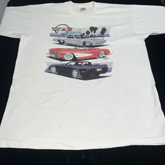 Vintage Fruit On The Loom 89 Corvette Single Stitch Made In USA T Shirt