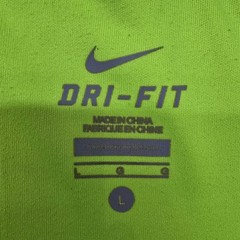 Nike Men’s Dri-FIT Light Green Running T-Shirt Size L