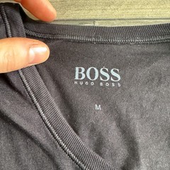 Hugo Boss Mens T-shirt Black Slim Fit Size Medium