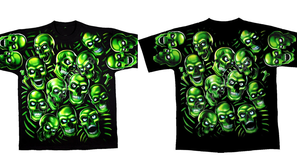 JUICY J STAY FLY SKULL PILE THREE 6 MAFIA 3D T Shirt Full Size S-5XL