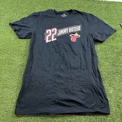 Miami Heat Jimmy Butler #22 Short Sleeve Shirt Black Fanatics Men’s M NWOT