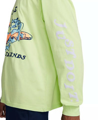 NWT Nike DZ3080-383 Men Sportswear Max90 LongSleeve Cotton Tee Shirt Lime Size L