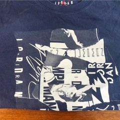 Jordan Men’s Graphic T-Shirt Navy Blue Size M | Michael Jordan Collage Tee