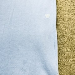 Mack Weldon Silver T-Shirt Mens Sz Large Blue Supima Cotton Blend Stripe Collar