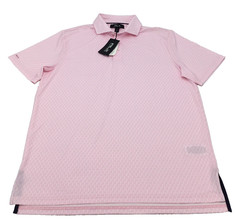 RLX Ralph Lauren Mens Short Sleeve T Shirt in Pink Size XL