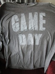 Game Day Team Sports Long Sleeve T shirt XL unisex Heather Gray Super Soft NIP