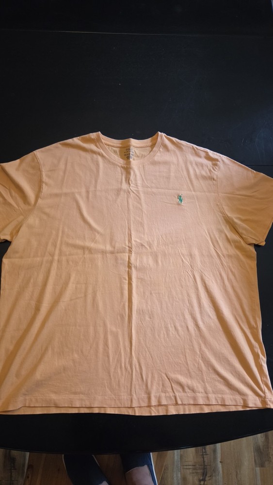 Polo Ralph Lauren Peach Mens Big 2x Classic Fit T-Shirt