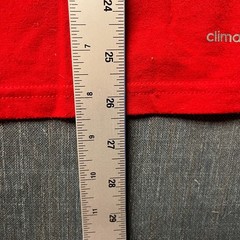 Adidas Ultimate Tee Men’s T-Shirt Size S Red Athletic Gym Short Sleeve Polyester