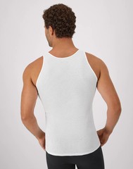 Hanes Men’s TAGLESS ComfortSoft White A-Shirt 6-Pack Shirts Tank FreshIQ Value