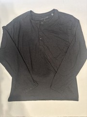 7 DIAMONDS Core Men’s Henley Performance Long Sleeve Gray Shirt – XL