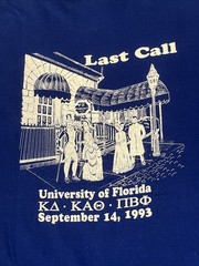 Vintage University Of Florida Gainesville Fraternity Dating Tshirt XL Sorority