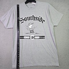 Peanuts® Chicago Cubs Baseball shirt Men XL Gray Charlie Brown Snoopy 50 NWT
