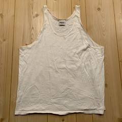 Vintage Y2K Trend Basics Streetwear Grunge Punk Hip-Hop Skater White Tank Top XL