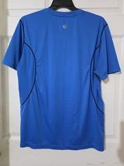 Men Size XL Windridge graphic short-sleeve shirt in blue Quick Dry Lightweight