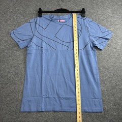 Lafranke Shirt Men’s Large, Geometric Graphic Tee Polyester Cotton Modern Casual