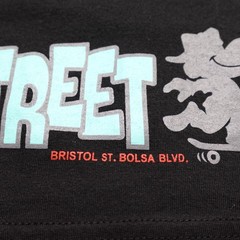 Bape Baby Milo Skate Freaks Graphic Shirt Mens Large Black Street Boarder Japan