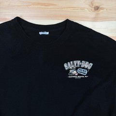 Vtg Salty Dog Surf Shop T-Shirt, Daytona Beach, Military “Support Our Troops” XL
