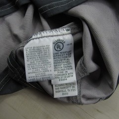 Bulwark Shirt Mens Large Gray Henley FR Fire Resistant IQ Westex Pocket Cat 2 A3