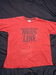 Vintage Red Nike Running Shirt There Is No Finish Line Size 2xl