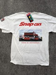 VTG NOS Mens L Snap On T Shirt Masters Series Dump Truck Tool Box Crewneck