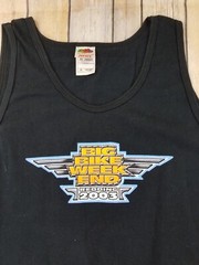 BIG BIKE WEEK 2003 Tank Top Mens Size 2XL Black Redding California Graphic B6