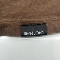 Sean John T-Shirt Men 2XL Brown Graphic Print Logo Embroidered ..#29914