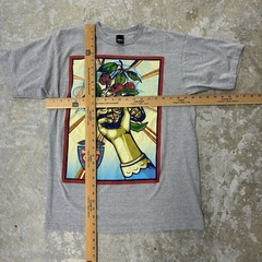 Vintage Obey Imperial Glory Grenade Grapic Shirt Mens L Gray Streetwear Skate