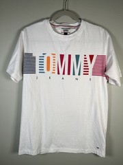Tommy Hilfiger Men’s Size Small Flag Colorful Short Sleeve T-Shirt 100 Cotton S