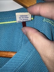 Tommy Bahama Men’s Blue V-Neck Short Sleeve Knit T-Shirt XL Modal Blend