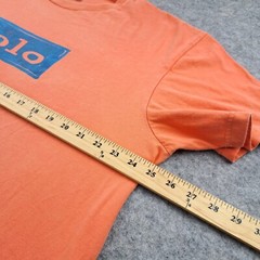 Vintage Polo Ralph Lauren Shirt Men Extra Large Orange Short Sleeve Preppy Y2K